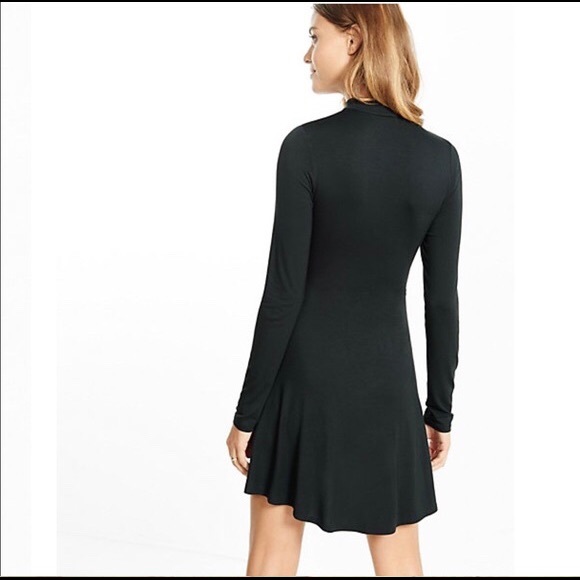 Express Long Sleeve Black Dress XS - Picture 5 of 5